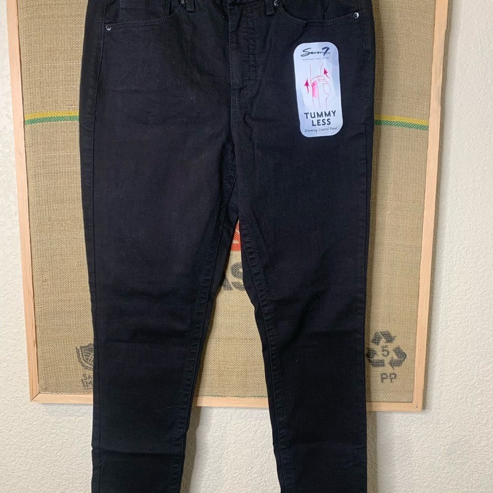 7 For All Mankind Black Denim Jeans